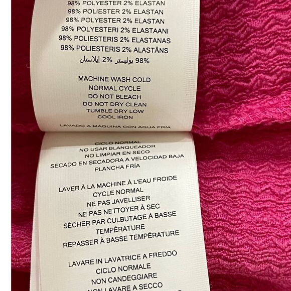 MICHAEL Michael Kors Women's Pink Chain Cutout High-low Dress Cerise XS - Picture 10 of 10